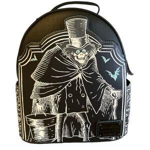 Loungefly Disney The Haunted Mansion Mini Backpack 2024 NWT Glow in the Dark 💀